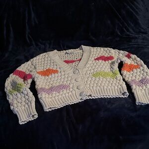 Zara Multicolor Knit Women's Cardigan